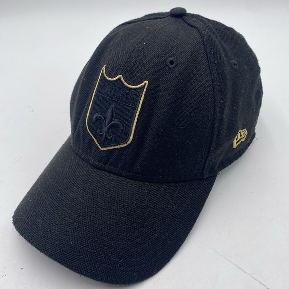 New Era Other - New Orleans Saints Hat Blackout New Era 9Forty SnapBack Black Cleaned